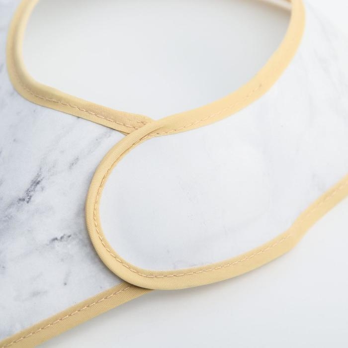 Нагрудник для кормления &laquo;My diamond&raquo; непромокаемый на липучке, с карманом