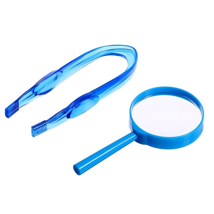 Набор для обучения «Пинцет и лупа», МИКС, по методике Монтессори Набор для обучения «Пинцет и лупа», МИКС, по методике Монтессори