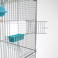 Клетка для птиц "Пижон" №104-Б, разборная, 2 секции, 58 х 40 х 88см, бирюзовая Клетка для птиц "Пижон" №104-Б, разборная, 2 секции, 58 х 40 х 88см, бирюзовая