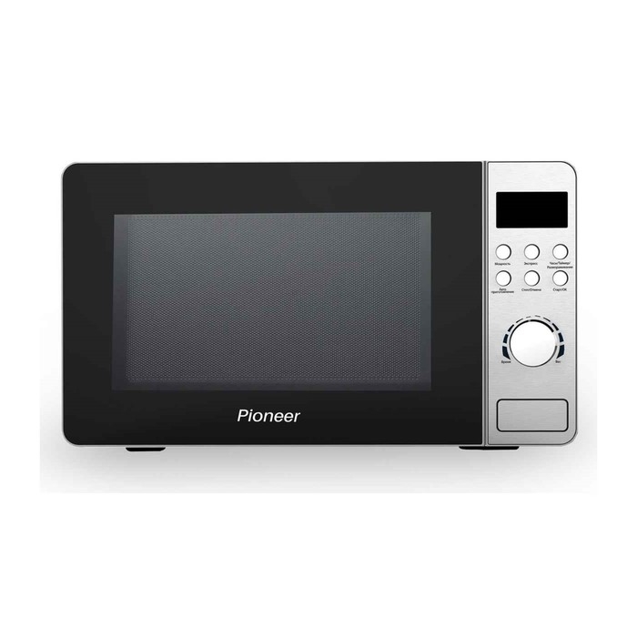 Микроволновая печь Pioneer MW228D, 700 Вт, 8 программ, 5 мощностей, 20 л, серебристая