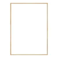 Рама для картин (зеркал) 50 x70 см, профиль 18x36 мм Liam неокрашенное дерево,(подходит для декорирования)