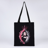 Шопер &laquo;Корея&raquo;, 35х0.5х40 см, отдел без молнии, без подклада, чёрный