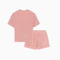 Костюм (шорты и футболка) Крошка Я Plushy, р. 74-80 см, розовый Костюм (шорты и футболка) Крошка Я Plushy, р. 74-80 см, розовый