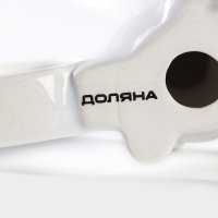 Кольцо для салфеток Доляна &laquo;Зайка&raquo;, 9,1&times;4,3&times;10,5 см, цвет белый