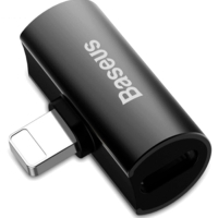 Переходник Baseus с Lightning на 2xLightning 8 pin, чёрный Переходник Baseus с Lightning на 2xLightning 8 pin, чёрный