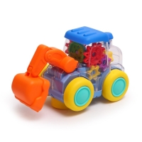 Экскаватор «Шестерёнки», свет и звук, работает от батареек, цвет МИКС Экскаватор «Шестерёнки», свет и звук, работает от батареек, цвет МИКС