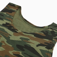 Майка мужская, цвет хаки/камуфляж, размер 48