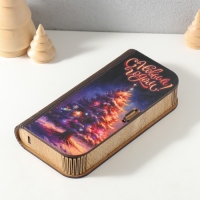 Новогодняя шкатулка "Ёлочка" 17х8,5 см Новогодняя шкатулка "Ёлочка" 17х8,5 см