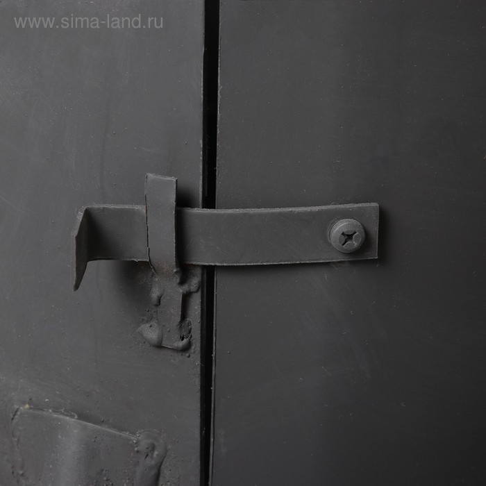 Печь под казан 8 л D=32 см, с дымоходом, с дверцей