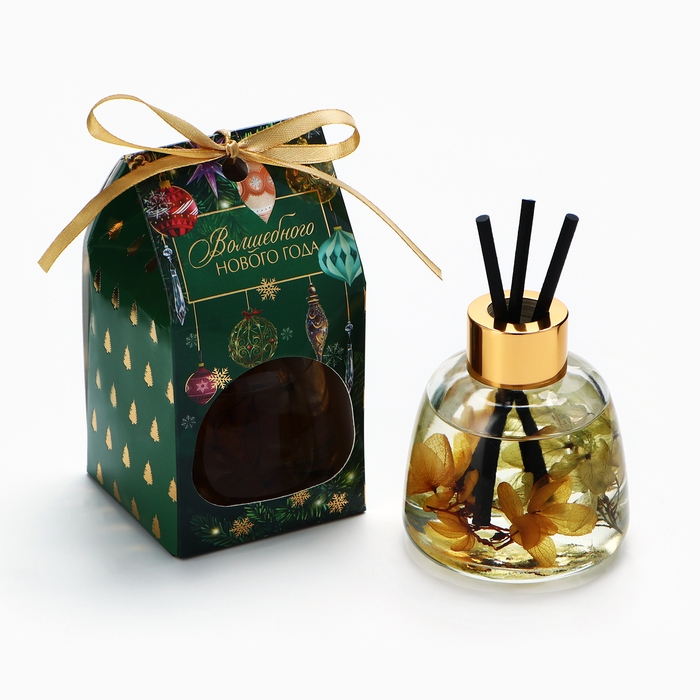 Новый год! Диффузор ароматический палочки &laquo;Новогодняя коллекцияаромат цитрус&raquo;, 120 мл.