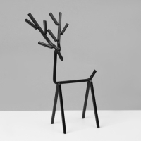 Подставка для украшений &laquo;Олень&raquo;, 23&times;15 см, цвет чёрный