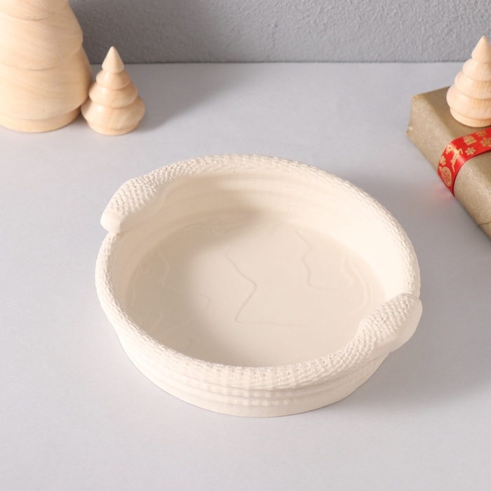 Предмет интерьера Предмет интерьера "Змея" чаша 4*15*13 см белый