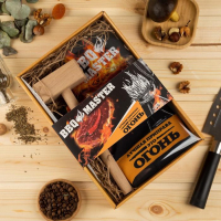 Кухонный набор Bbq master,варежка-прихватка 20х28см, молоток деревянный Кухонный набор Bbq master,варежка-прихватка 20х28см, молоток деревянный