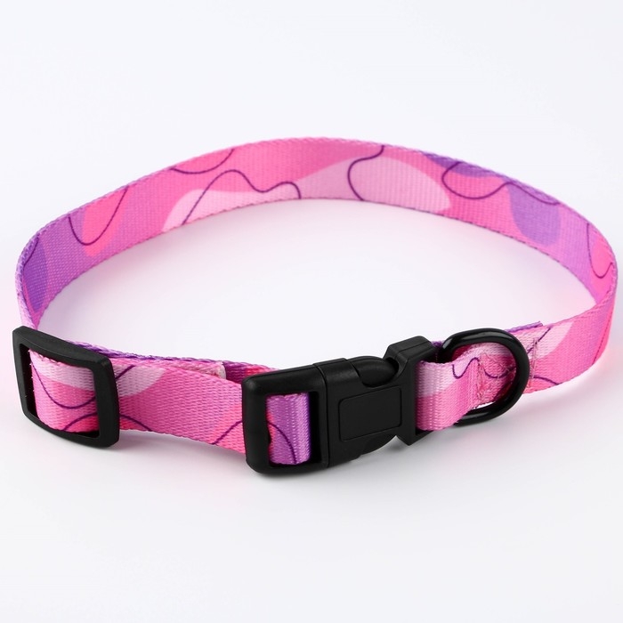 Набор &laquo;Нежность&raquo;, застёжка - фастекс, поводок 2 м и ошейник 28-46 см