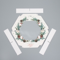 Коробка складная &laquo;Счастливого Нового года&raquo;, 23 х 23х 4 см, Новый год