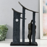 Сувенир полистоун "Двое в городе" под металл 24х7,7х37,4 см Сувенир полистоун "Двое в городе" под металл 24х7,7х37,4 см