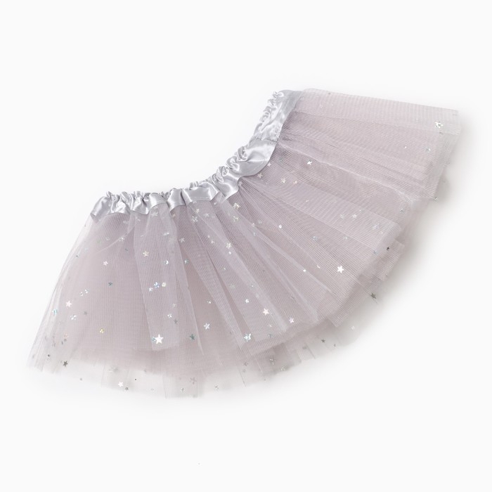 Юбка детская KAFTAN "Звездочки" серый, длина 17 см