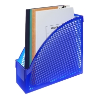 Лоток для бумаг вертикальный Calligrata "Офис-класс" для бумаг, синий Лоток для бумаг вертикальный Calligrata "Офис-класс" для бумаг, синий