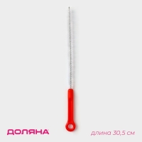 Ёршик для посуды узкий Доляна, 30,5&times;1,2 см, цвет МИКС