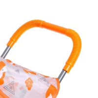 Коляска летняя для кукол &laquo;Лисички&raquo;, металлический каркас, столик