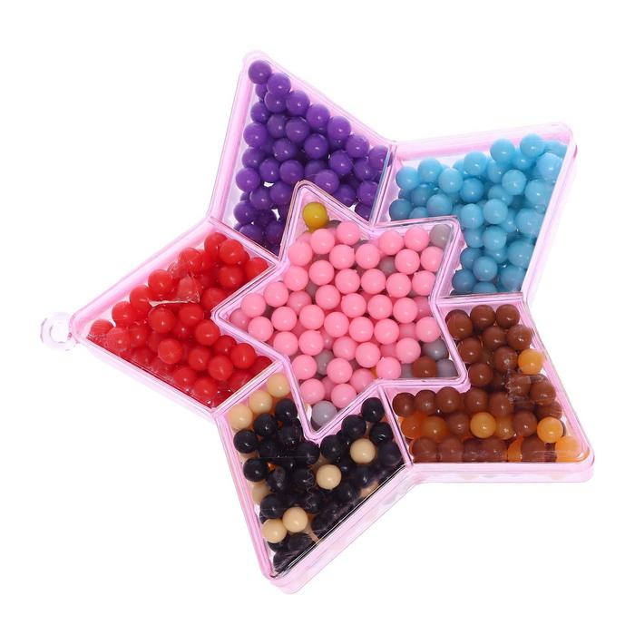 Аквамозаика &laquo;Звезда&raquo;, 8 карточек, 700 шариков