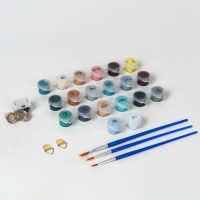 Картина по номерам с подрамником и гирляндой &laquo;Нежность&raquo;, 30 х 40 см