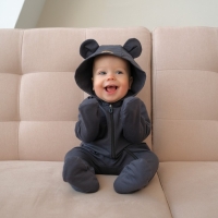 Комбинезон детский MINAKU, цвет графитовый, рост 80-86 см Комбинезон детский MINAKU, цвет графитовый, рост 80-86 см