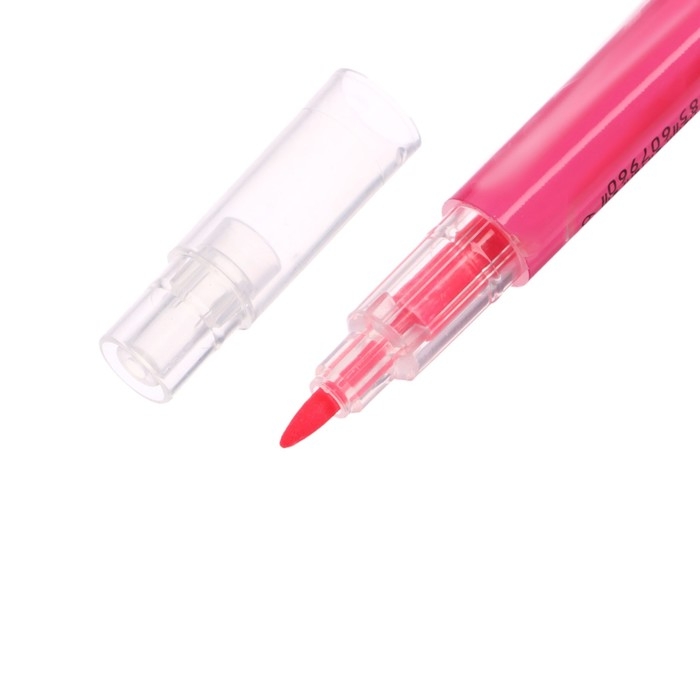 Маркер текстовыделитель 0.5-3.5 мм ErichKrause Visioline V-16 Brush Neon, двухсторонний, розовый неон, чернила на водной основе Маркер текстовыделитель 0.5-3.5 мм ErichKrause Visioline V-16 Brush Neon, двухсторонний, розовый неон, чернила на водной основе