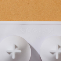 Форма для муссовых десертов и выпечки KONFINETTA &laquo;Клубника&raquo;, силикон, 29&times;17&times;4 см, 15 ячеек, цвет белый