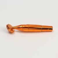 Массажёр для лица, 3,4 × 15 см, две насадки, цвет медный Массажёр для лица, 3,4 × 15 см, две насадки, цвет медный