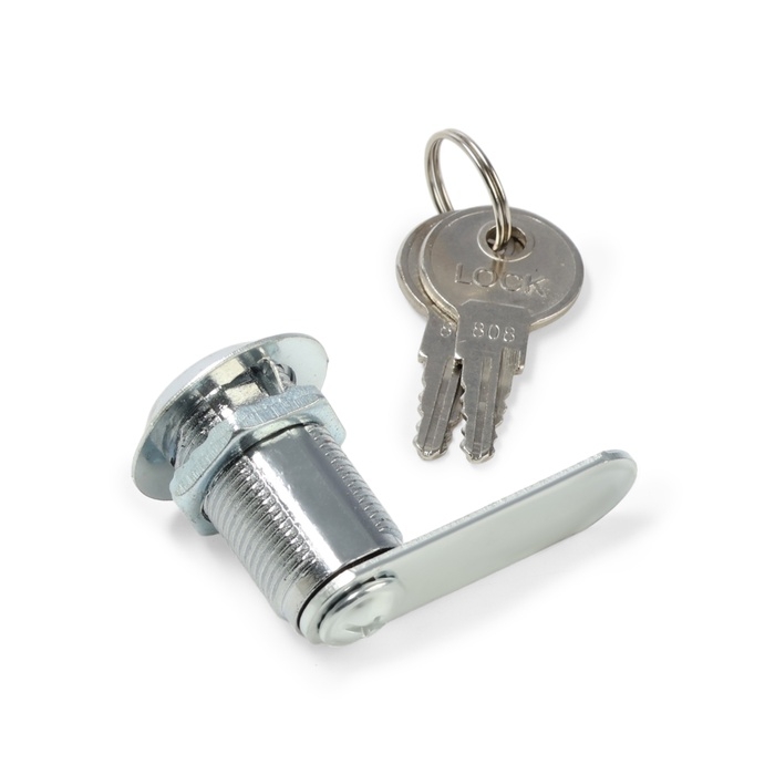 Замок почтовый ТУНДРА LC2, 17х30х50 мм, 2 английских ключа, хром Замок почтовый ТУНДРА LC2, 17х30х50 мм, 2 английских ключа, хром