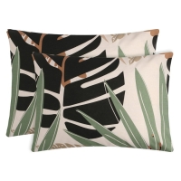Комплект наволочек "Этель" Colored tropics (вид 2), 50х70 см - 2 шт, 100% хлопок, бязь Комплект наволочек "Этель" Colored tropics (вид 2), 50х70 см - 2 шт, 100% хлопок, бязь
