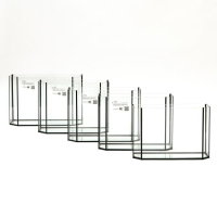 Комплект аквариумов "Матрешка" - 5 шт, Панорамные, без крышек, 15 л, 20 л, 25 л ,30 л ,40 л Комплект аквариумов "Матрешка" - 5 шт, Панорамные, без крышек, 15 л, 20 л, 25 л ,30 л ,40 л