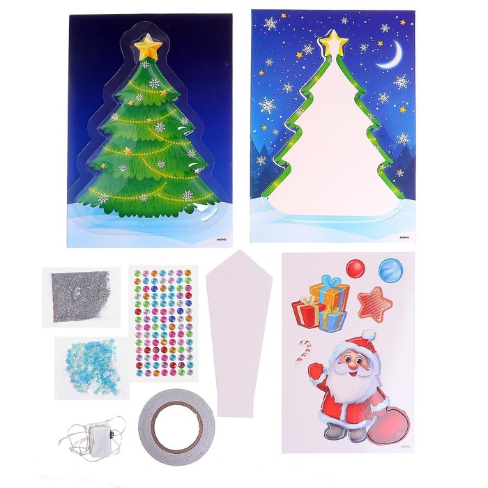 Набор для творчества «Ночник своими руками», ёлочка Набор для творчества «Ночник своими руками», ёлочка
