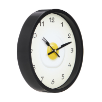 Часы настенные, для кухни, "Яичница", бесшумные, d-23 см Часы настенные, для кухни, "Яичница", бесшумные, d-23 см