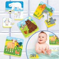 Мягкий пазл для малышей &laquo;Животные мира&raquo;, 16 деталей, Крошка Я