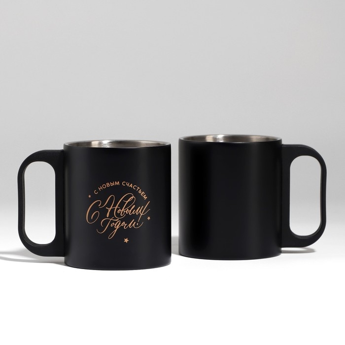 Новый год. Новогодний набор &laquo;Пусть всё сбудется&raquo;, термос 500 мл, кружка 2 шт