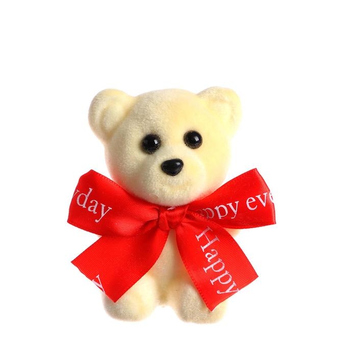 Игрушка из пенопласта &laquo;Мишка с бантом&raquo;, 9,5 см