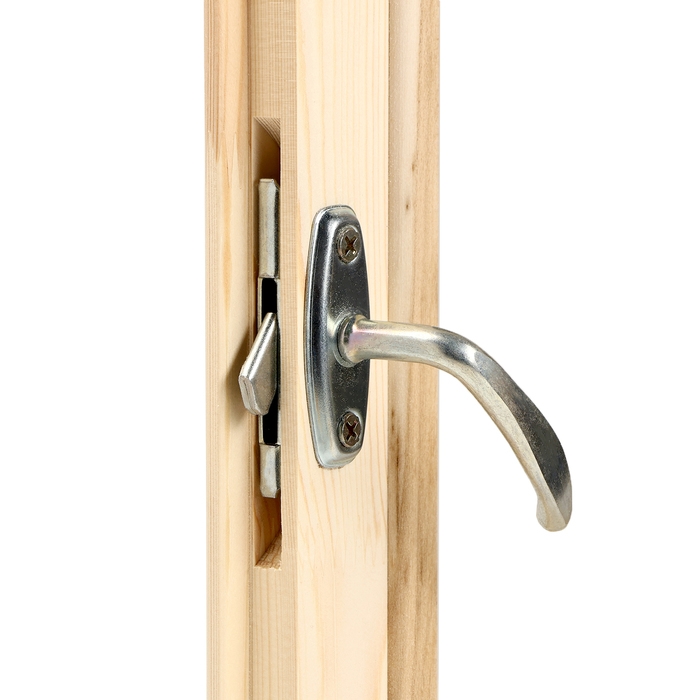 Окно, 40&times;40см, двойное стекло, наружнее открывание, ХВОЯ