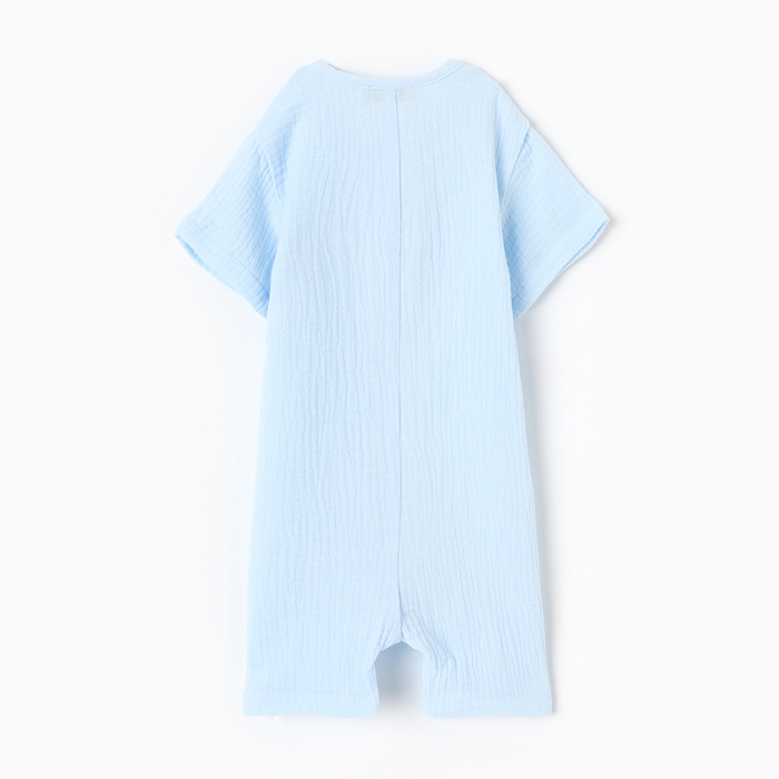 Комбинезон (песочник) детский MINAKU, цвет голубой, рост 74-80 см Комбинезон (песочник) детский MINAKU, цвет голубой, рост 74-80 см