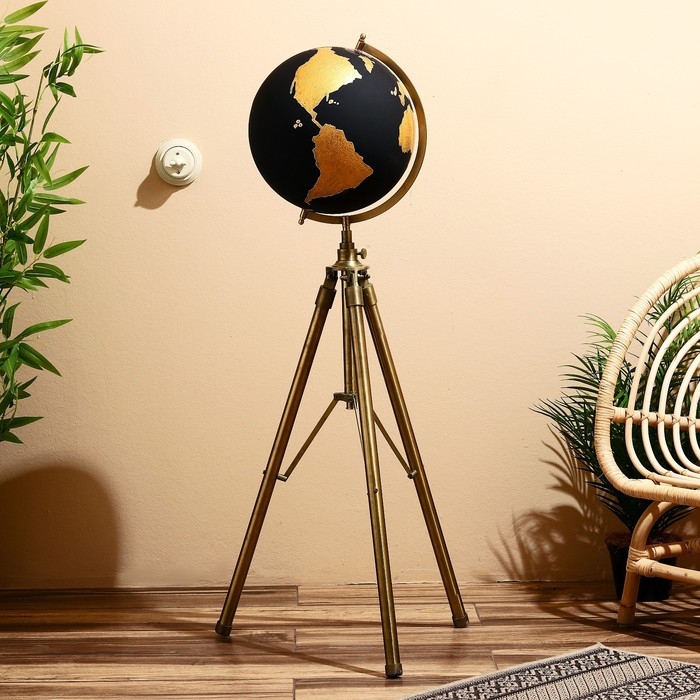 Сувенир глобус "Блэк" на штативе 35х35х76 см