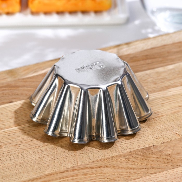 Форма для выпекания кекса, 9×3,9 см Форма для выпекания кекса, 9×3,9 см