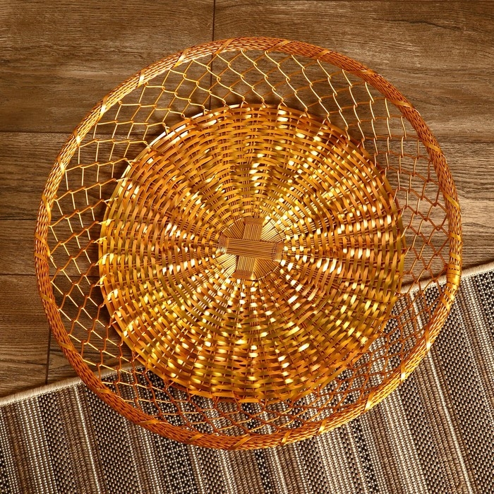 Корзинка для фруктов "Захра" алюминий, 52х25х9 см