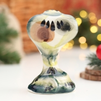 Сувенир "Кобра", большая, гжель, цвет, 11х7 см