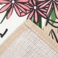 Набор кухонных полотенец Доляна Happiness, 35х60 см -4 шт, 100% хлопок, вафля 160 г/м2