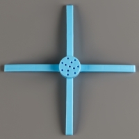 Стойка для воздушных шаров на 8 шаров, высота 80 см, голубая Стойка для воздушных шаров на 8 шаров, высота 80 см, голубая