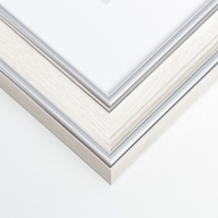 Фоторамка пластик "МИРАМ" 15х15 см бежевый (пластиковый экран)