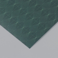 Бумага для скрапбукинга "Кристаллы на зелёном" плотность 180 гр набор 10 шт 15,5х17 см