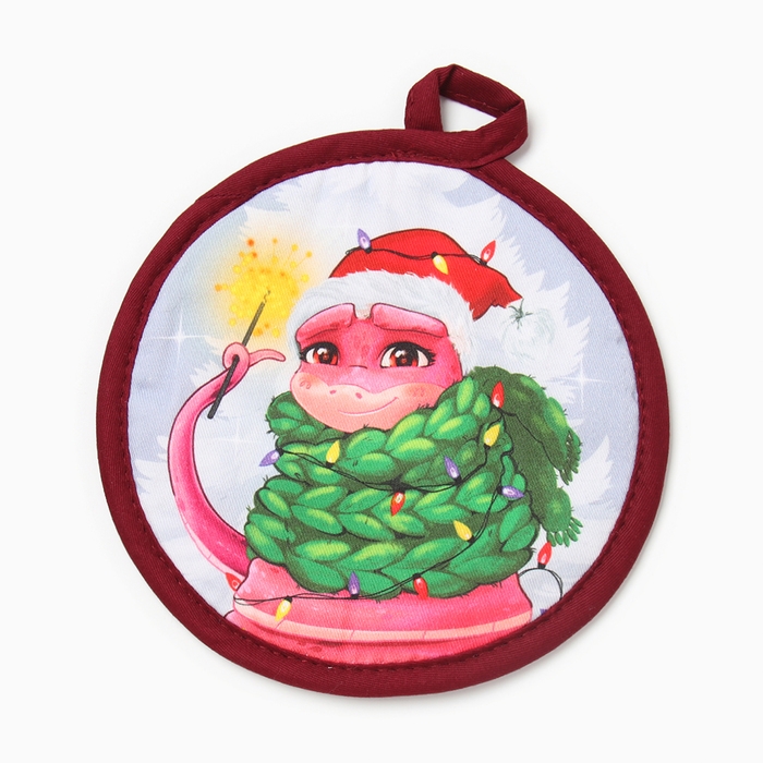 Набор подарочный Этель "Уютной зимы": полотенце 40х70 см. ,форма для выпекания, прихватка