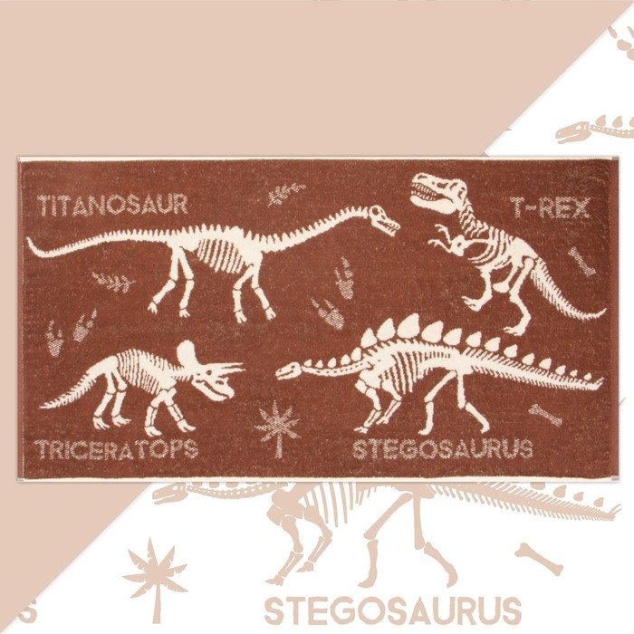 Полотенце махровое Этель &laquo;Окаменелости&raquo;, 50х90 см, 100% хлопок, 420 г/м2